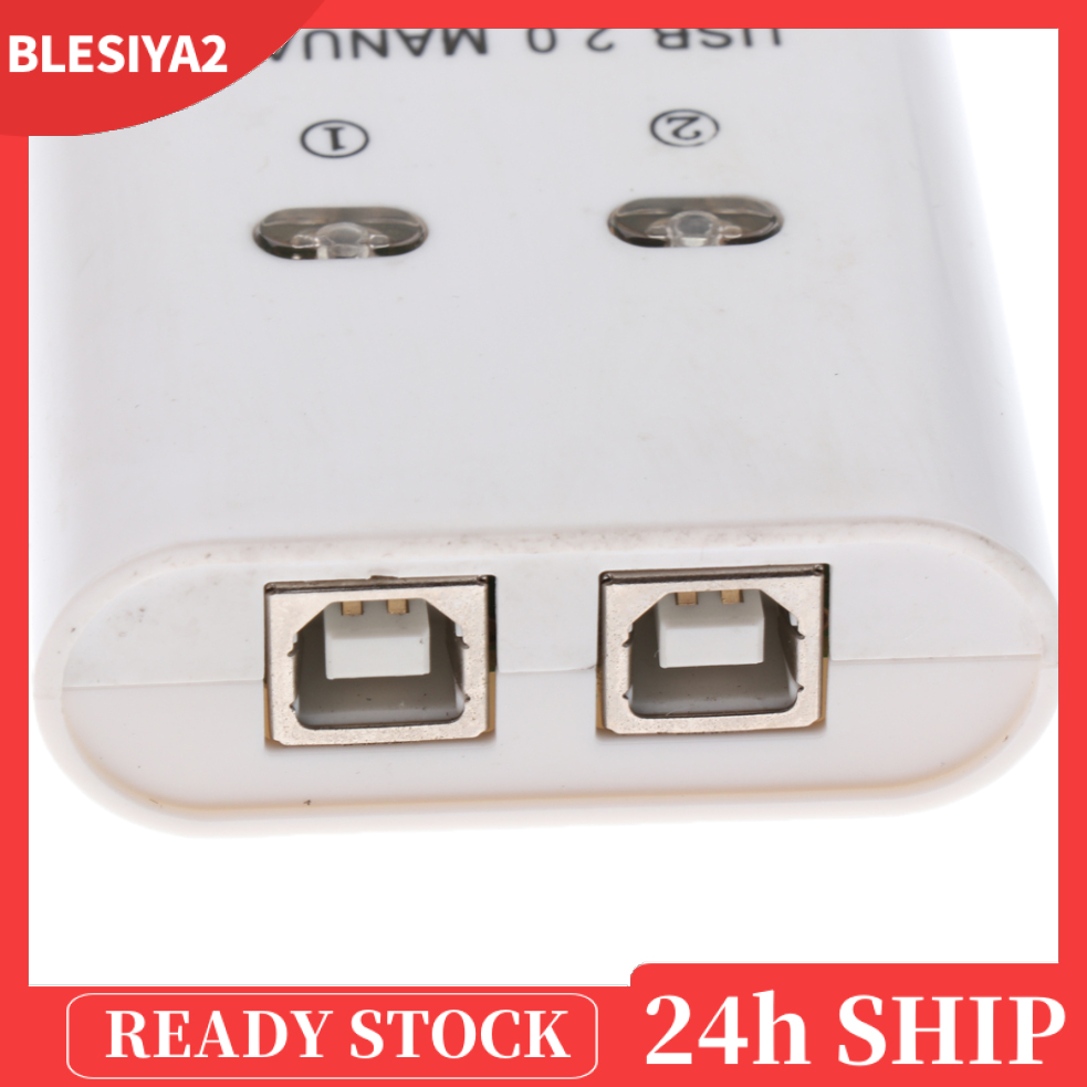 (Hàng Mới Về) Bộ Chuyển Đổi Usb 2 Cổng Kvm Cho Máy In / Máy Scan / Máy Scan