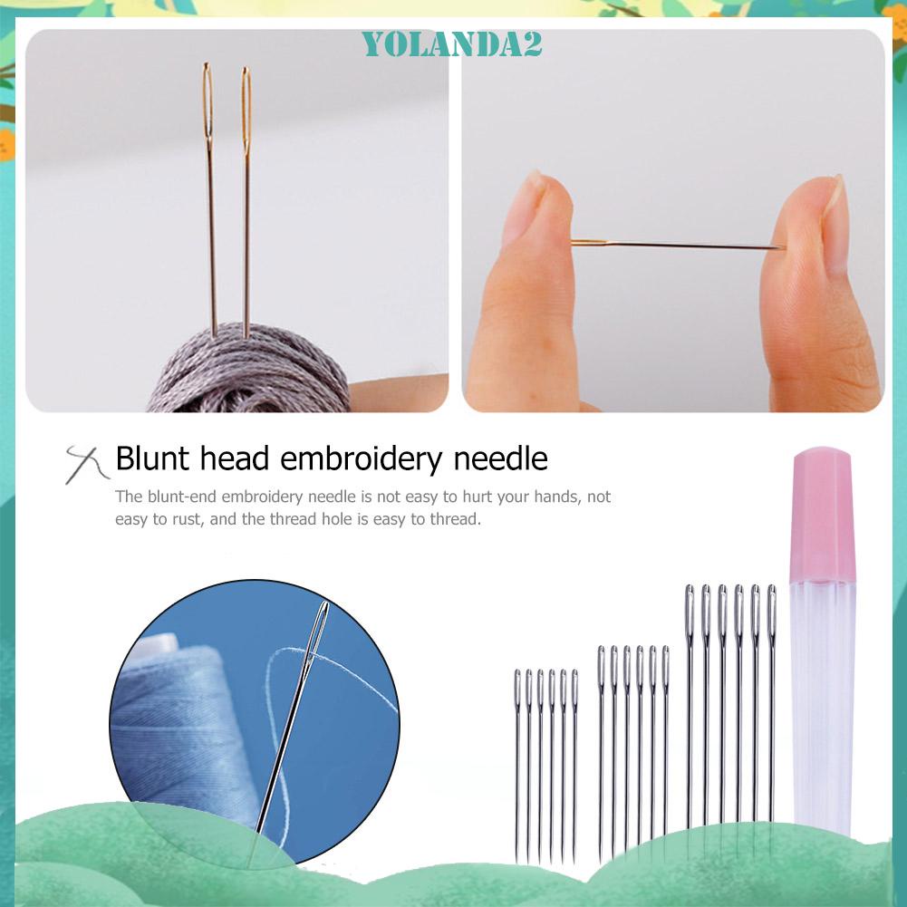 Bộ Kim May Vá Bằng Thép Không Gỉ Với Ống Trong Suốt