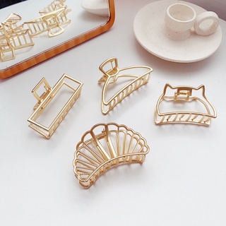 Kẹp Tóc Mạ Vàng Phong Cách Hàn Quốc