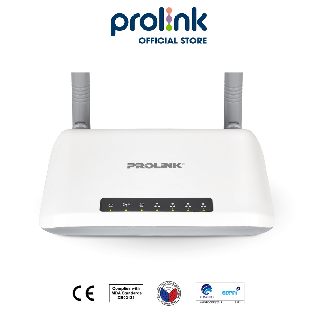 Bộ phát Wifi PROLiNK PRN3009 chuẩn N 300Mbs, râu kép phát sóng khỏe - Wireless Router dành cho gia đình