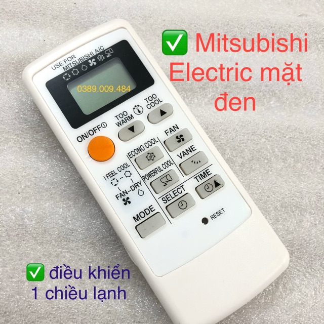 Điều khiển điều hoà Mitsubishi Electric - Remote máy lạnh Mitsubishi Electric (mẫu 2)