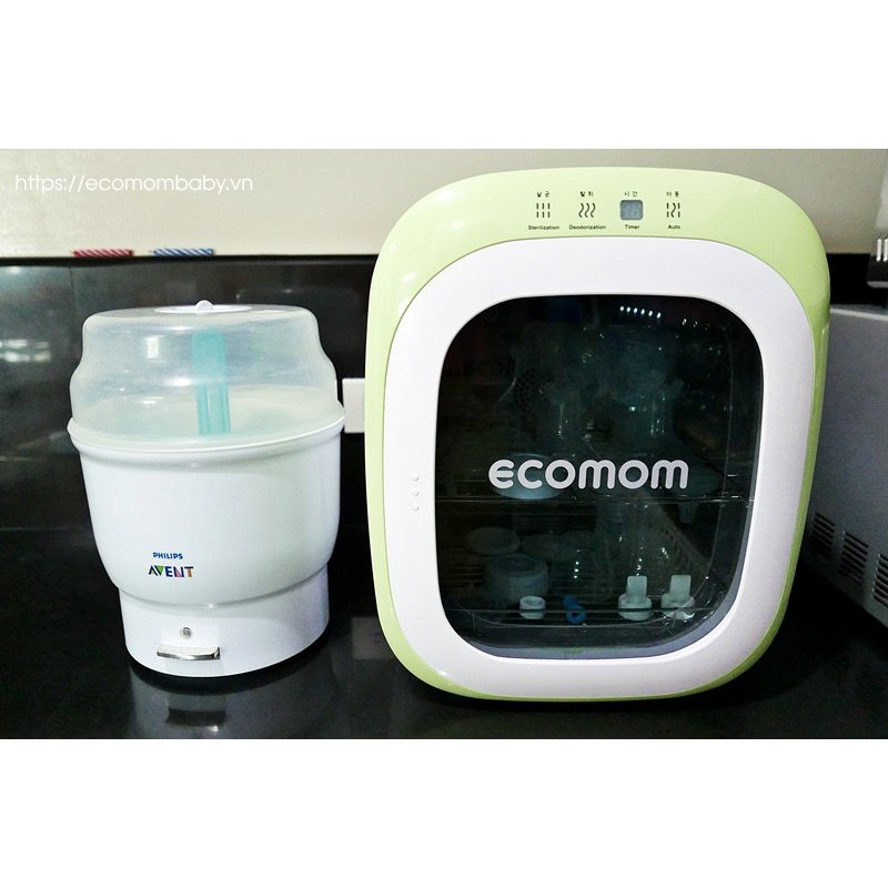 [ CHÍNH HÃNG] Máy Tiệt Trùng Bình Sữa Bằng Tia Uv EcoMom Eco - 22 Plus - BẢO HÀNH 36 THÁNG
