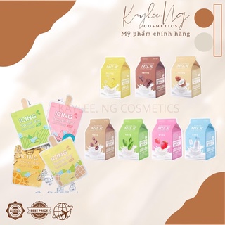 Mặt nạ a’pieu milk one pack 25ml - icing sweet bar 25ml