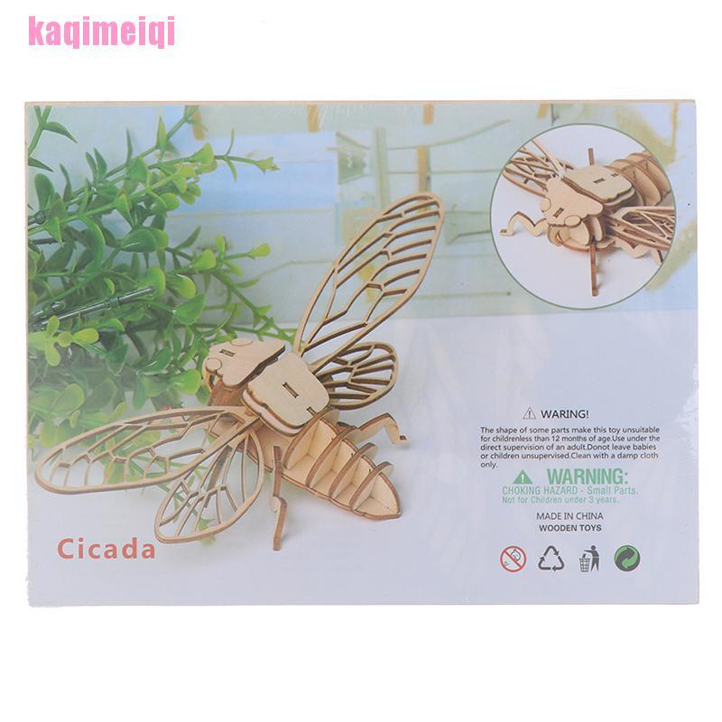 Đồ Chơi Lắp Ráp Mô Hình Côn Trùng 3d Bằng Gỗ Cho Bé
