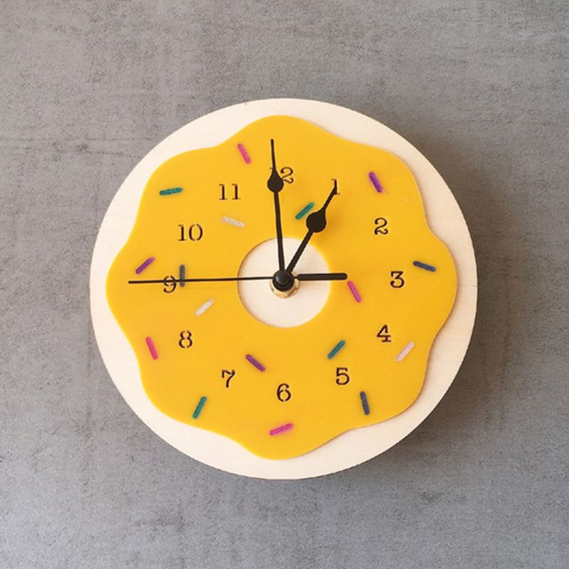 Đồng Hồ Treo Tường Không Gây Tiếng Ồn Phong Cách Bắc Âu Đơn Giản