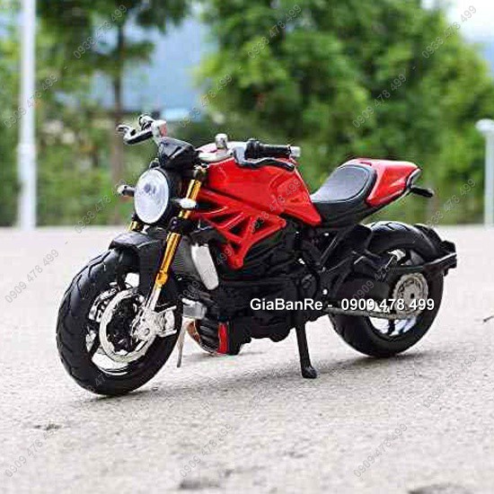 XE MÔ HÌNH MOTO DUCATI MONSTER 1200 TỈ LỆ 1:18 - MAISTO - 8803