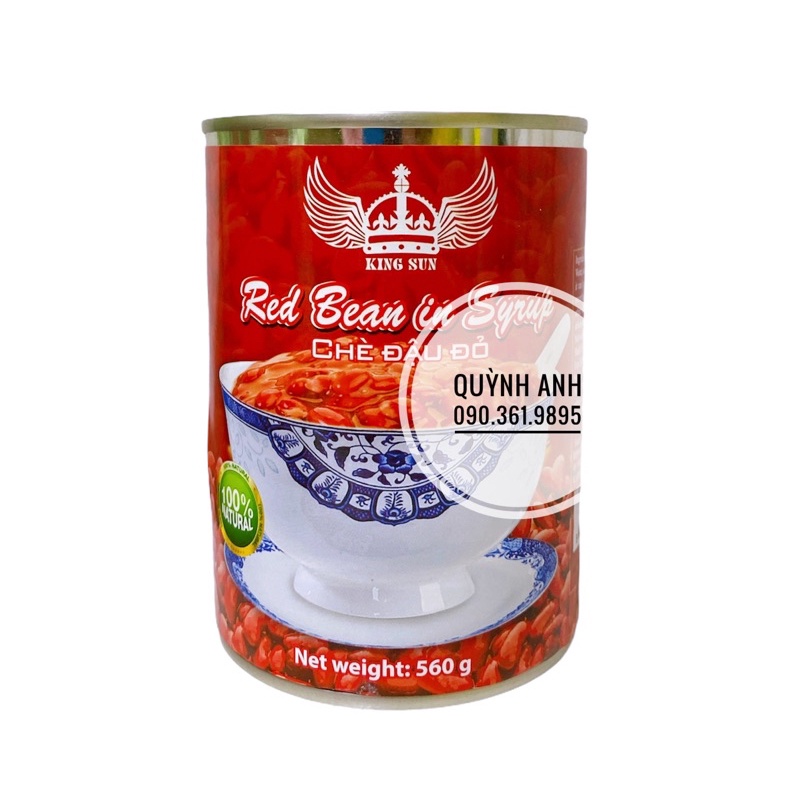 Đậu đỏ đóng hộp King Sun 560gr