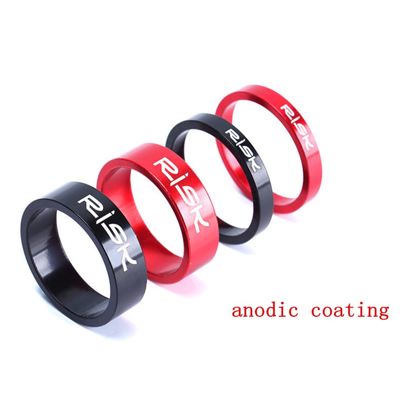 Set 4 Vòng Đệm Bằng Hợp Kim Nhôm Gắn Thanh Tay Lái Xe Đạp Leo Núi