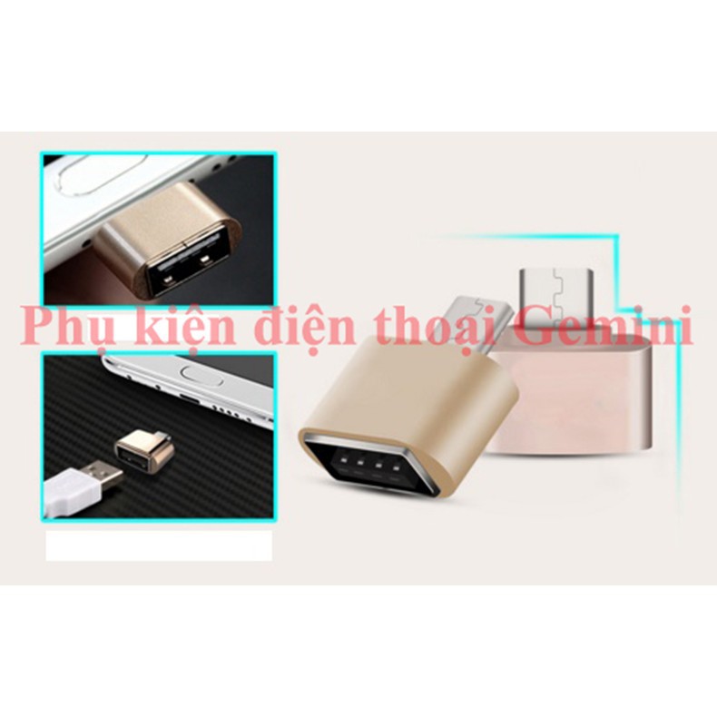 Cáp OTG kết nối, mở rộng bộ nhớ điện thoại với USB... KIM NHA SHOP