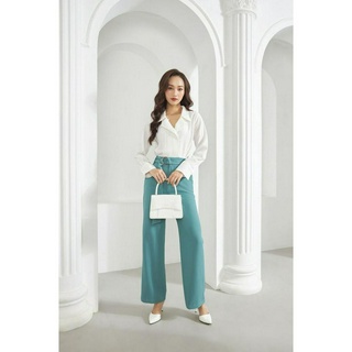 [Mã FAMALLT5 giảm 15% đơn 150k] Áo sơ mi xếp ly GA005 - Genni