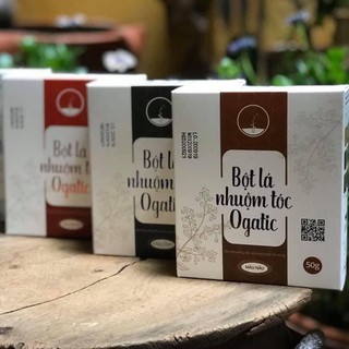 Ủ Tóc bột lá thảo dược Ogatic-không hóa chất
