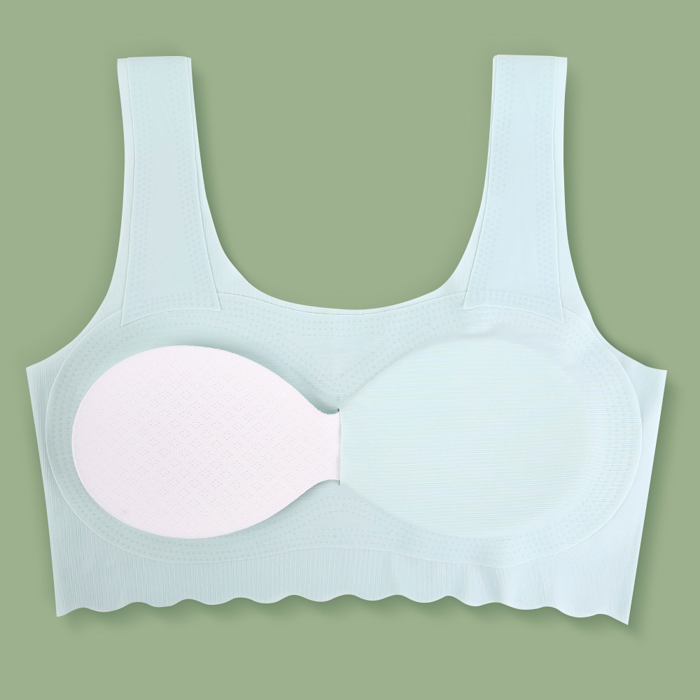 Áo Lót Thể Thao Bằng Lụa Băng Thoáng Khí Màu Sắc Kẹo Ngọt Dành Cho Bé Gái Tuổi Teen