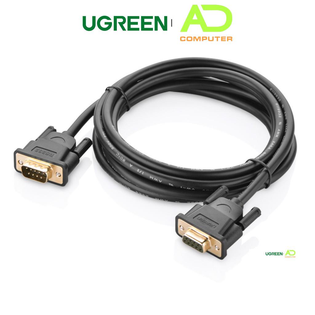 Dây nối dài COM RS-232 đực sang cái UGREEN DB101 - Hàng phân phối chính hãng - Bảo hành 18 tháng