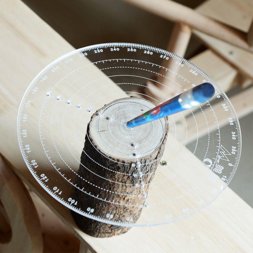 Dụng Cụ Đo Lường Hình Tròn Bằng Acrylic Độ Chính Xác Cao