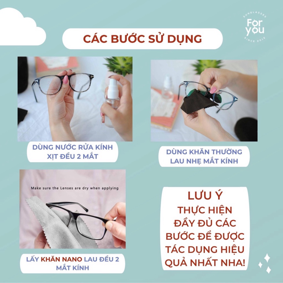 Khăn lau chùi kiếng nano chống thấm chống mờ cực tiện lợi
