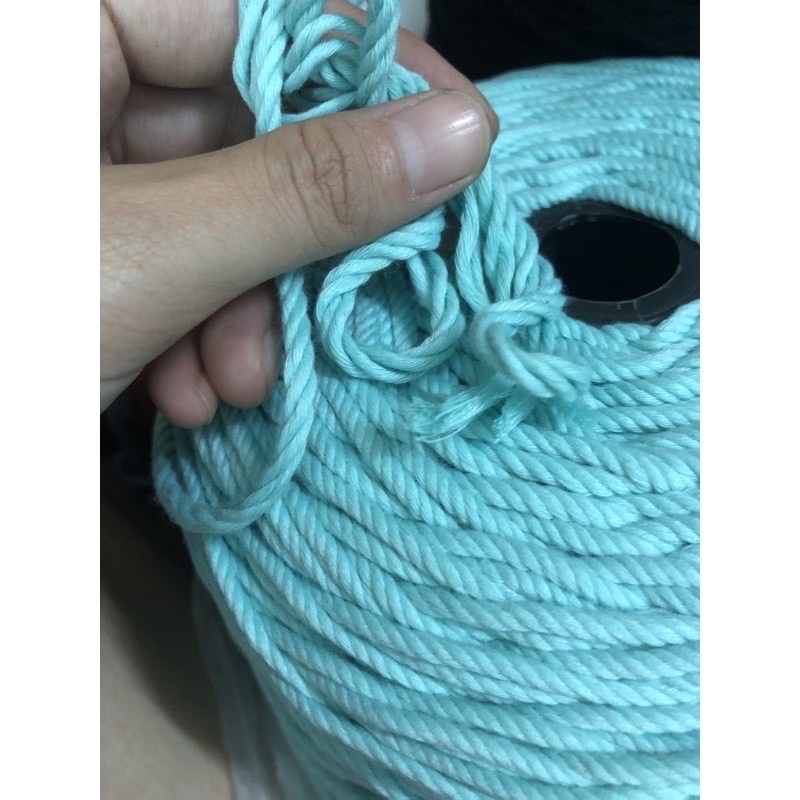 10m dây thừng cotton tự làm đồ handmade, quấn chai lọ thuỷ tinh trang trí chậu cây
