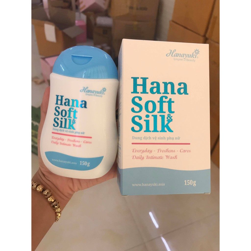 Dung dịch vệ sinh phụ nữ HANA SOFT SILK - HANAYUKI