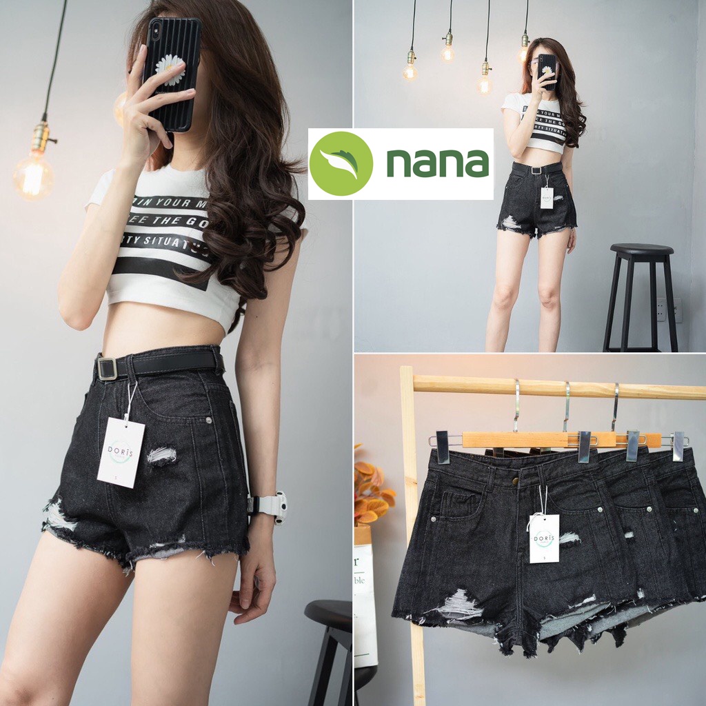 Quần Short Jeans Nữ Cá Tính - Quần Đùi Nữ phong cách đường phố ảnh chụp thật đầy đủ size | BigBuy360 - bigbuy360.vn