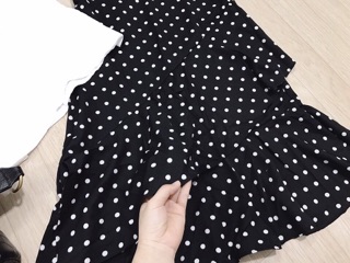 set váy chấm bi