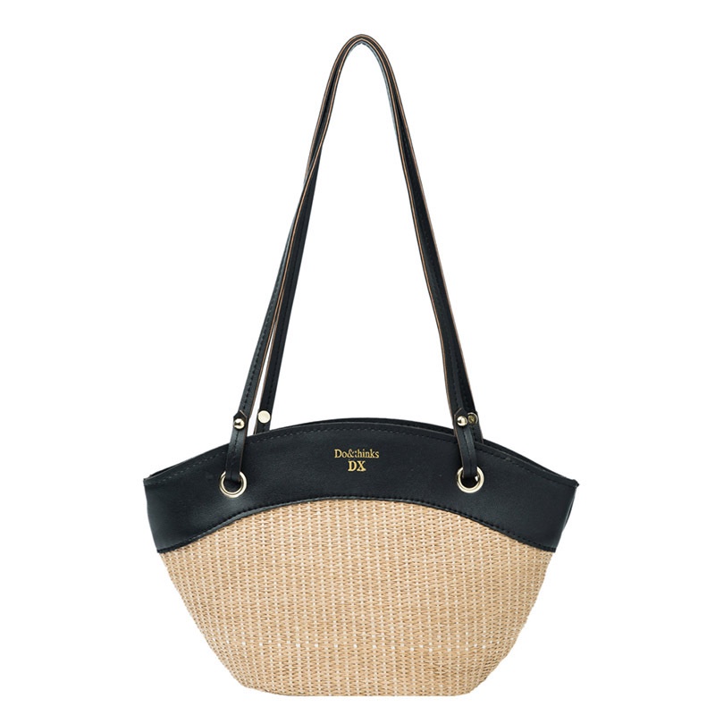 Túi Đeo Một Bên Vai Bằng Rơm Phong Cách Hàn Quốc Mới Mùa Hè Hè Dành Cho Nữ 2021