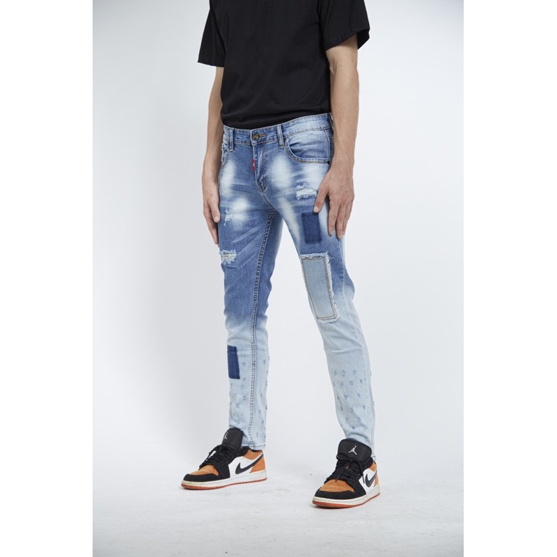 [⚡Tặng quà⚡] Quần Jean Nam Cao Cấp dáng skinny wash phong cách | BigBuy360 - bigbuy360.vn