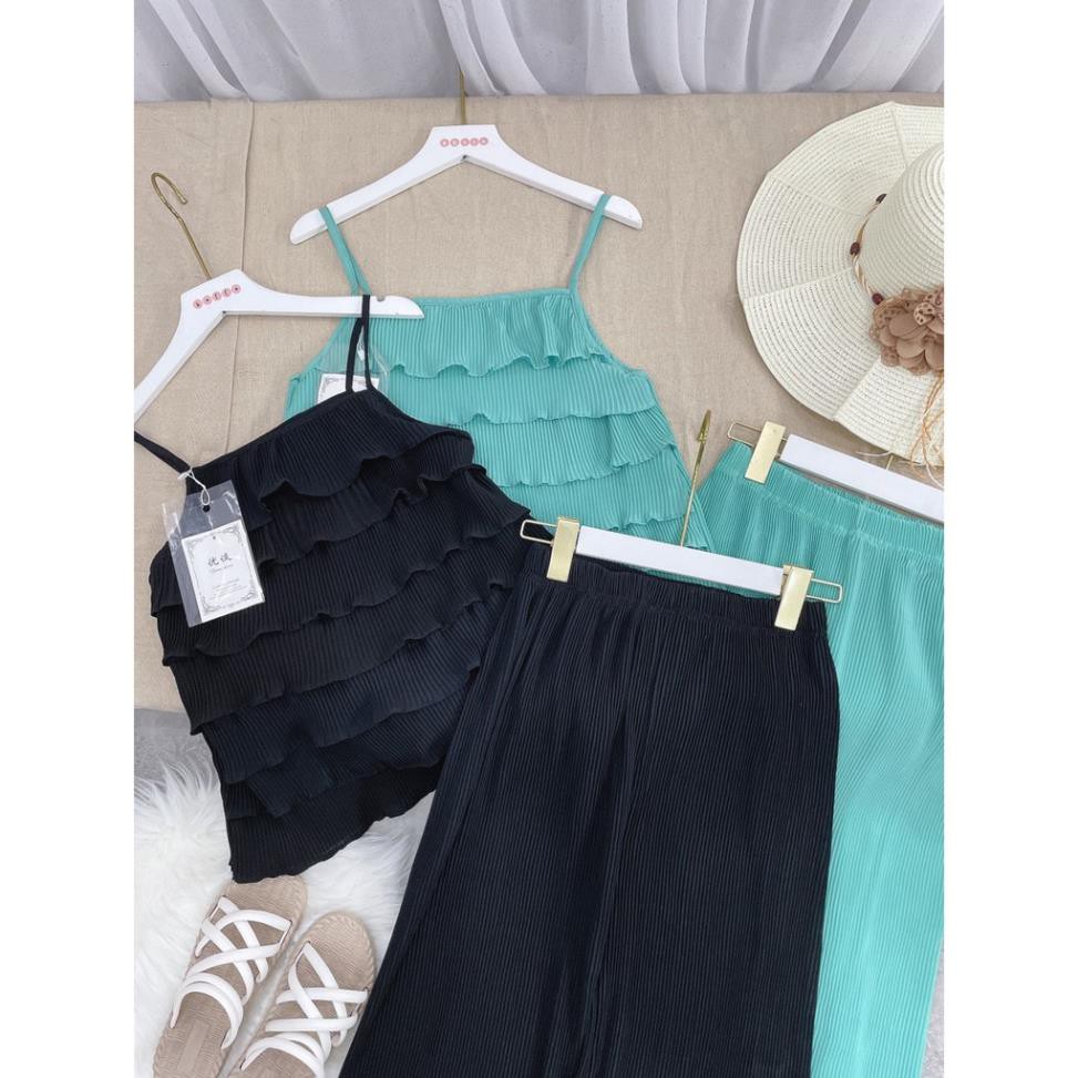 Set đồ nữ cá tính, set quần lửng áo sơ mi, áo quây, áo thun đi chơi sang chảnh mùa hè đẹp 8A00047 JKR | BigBuy360 - bigbuy360.vn