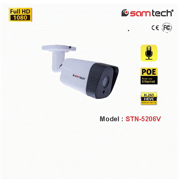Camera công nghệ IP SAMTECH STN-5206V Full HD 2.0 Megapixel