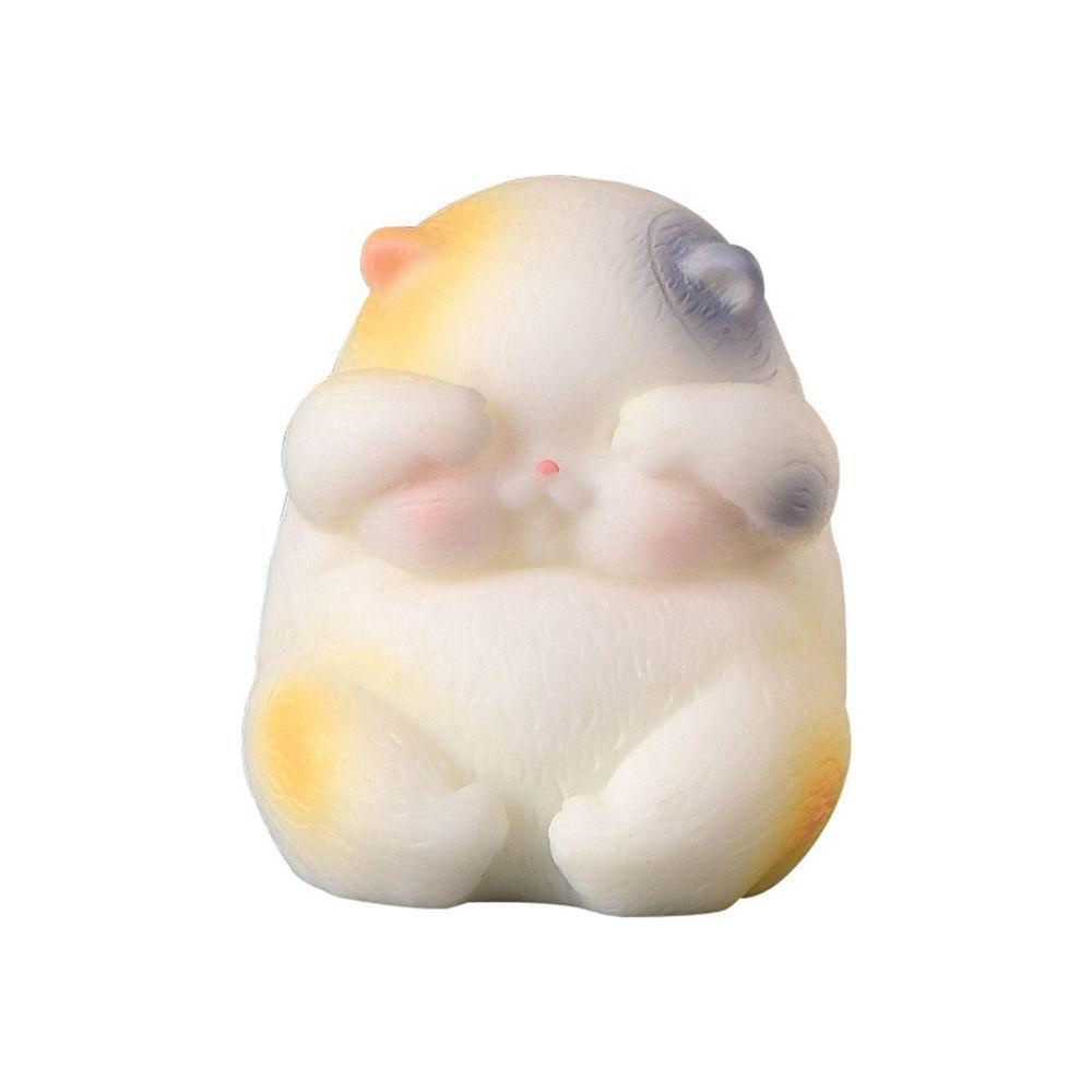 Mô Hình Mèo Mini Bằng Nhựa Resin Để Bàn Trang Trí Nội Thất