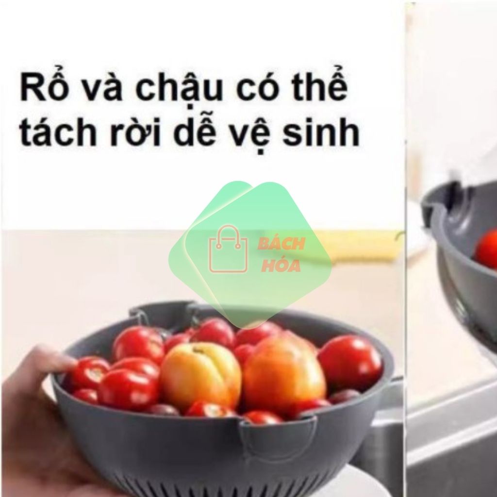 Bộ Dụng Cụ Thông Minh Nạo Rau Củ Kèm Rổ 9in1 Siêu Tiện Lợi