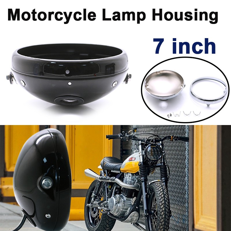 Ốp đèn pha tròn 7 inch cho xe máy Honda Cafe Racer