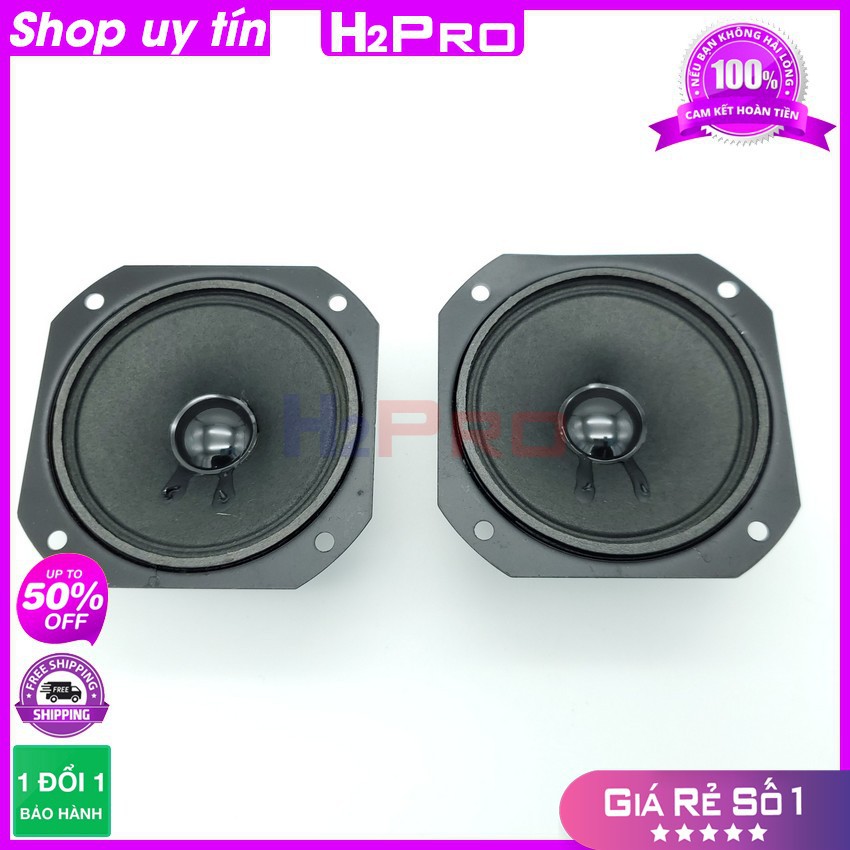 Đôi Loa Treble Bmb, 2 Loa Treble Giấy Bmb PA2522 Japan Vuông 83x83mm, 60W-8 Ôm-Từ Kép-Coil 1.4 (Tặng Cặp Tụ)-H2Pro Audio