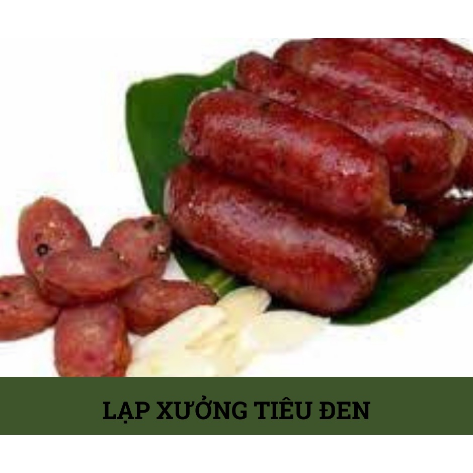 LẠP XƯỞNG TIÊU ĐEN NGON NỨC MŨI TÚI 500 GRAM