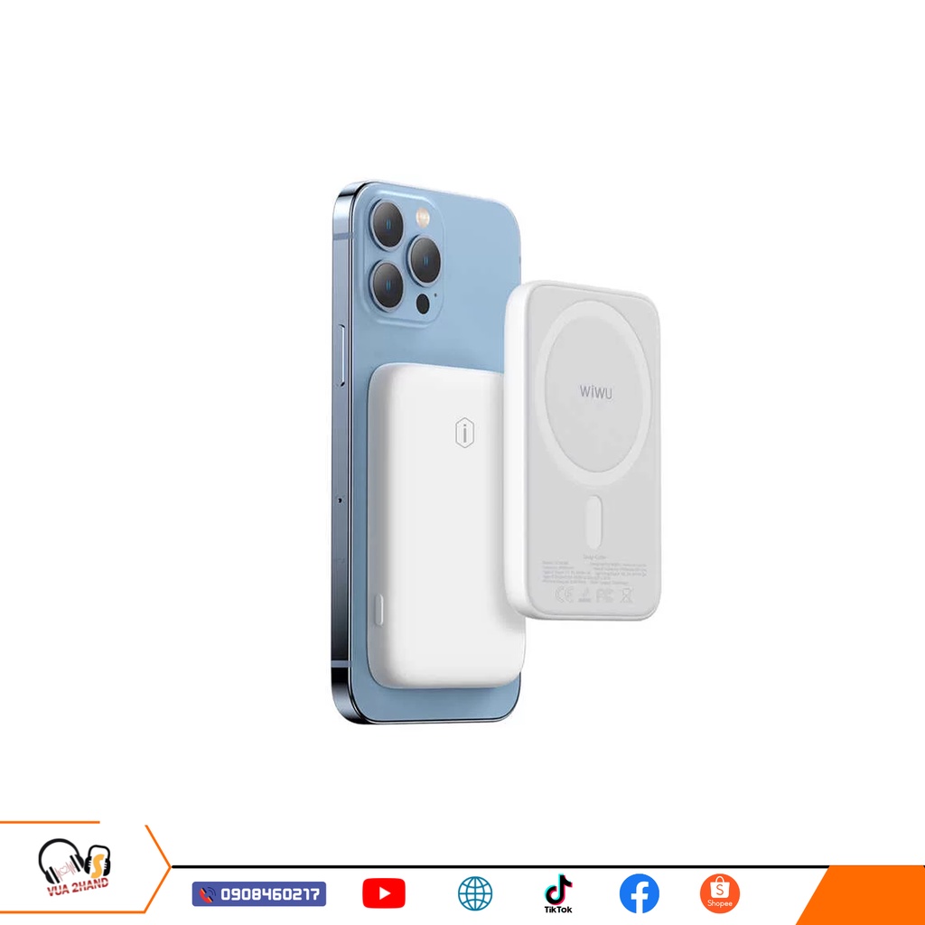 Sạc dự phòng Wiwu snap cube 10000mah