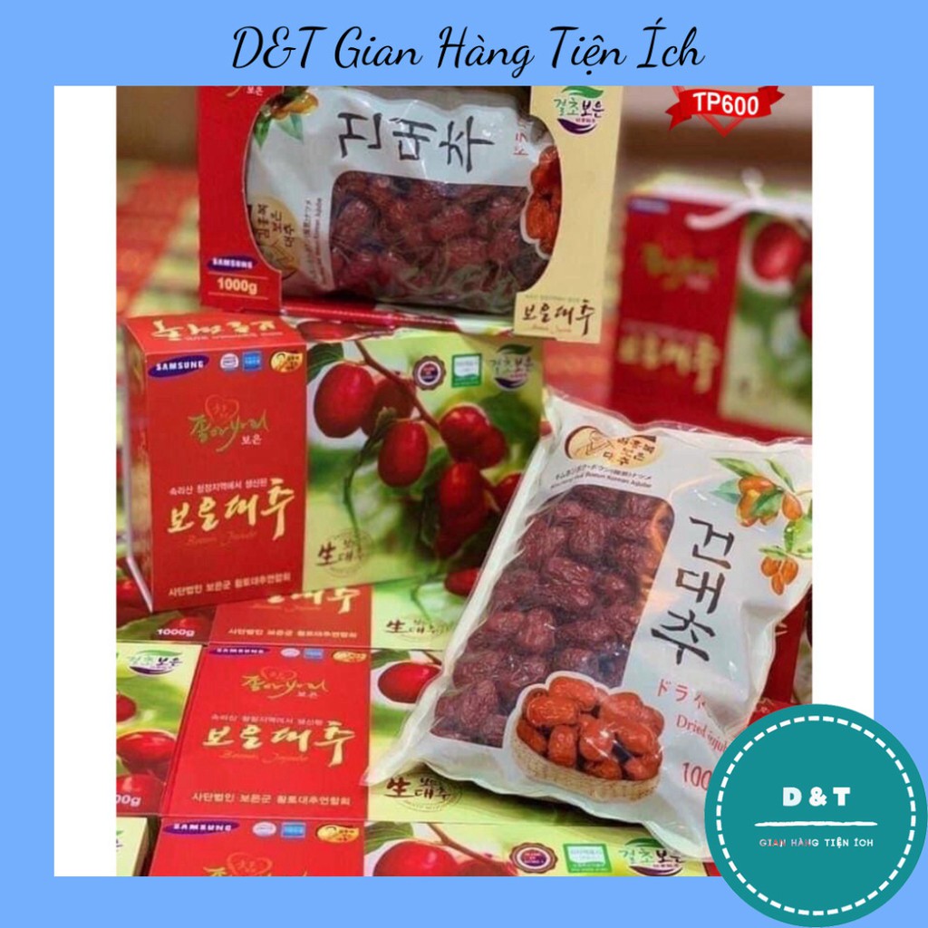 Táo tàu đỏ Hàn Quốc ⚡ FREESHIP ⚡ Táo đỏ  hộp 1kg, tặng kèm túi xách