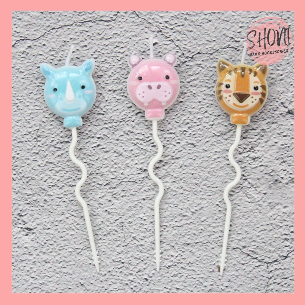 Nến Động Vật Dễ Thương Trang Trí Bánh Kem Sinh Nhật