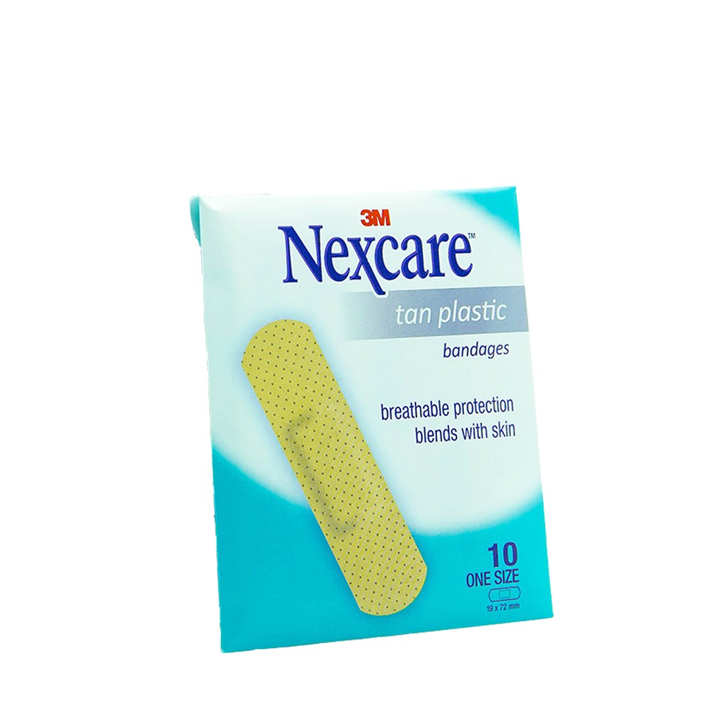 (HÀNG CHÍNH HÃNG) Băng keo cá nhân Nexcare 3M TANS10 100 miếng (10 gói x 10 miếng) RẤT TỐT