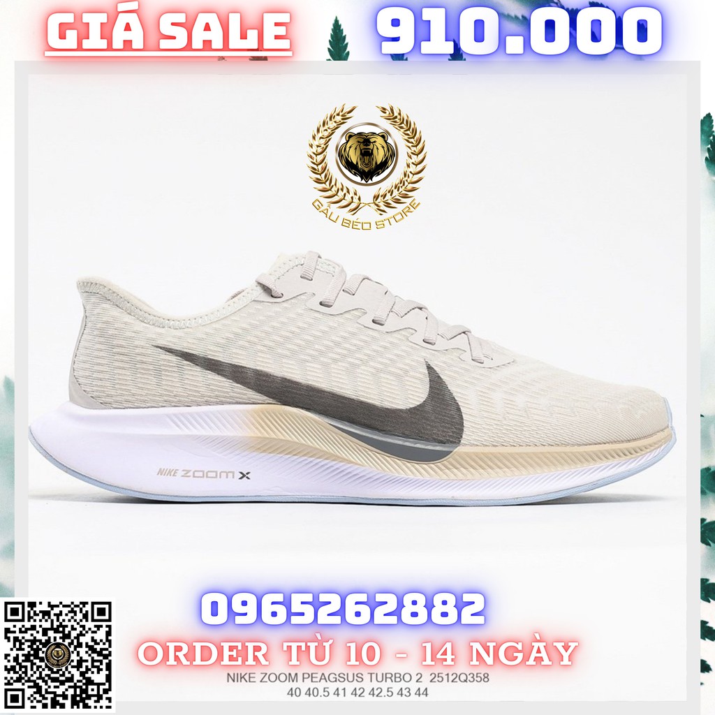 Giày Outlet Sneaker _Nike Zoom Pegasus Turbo 2 MSP:  PHONG CÁCH ORDER + FREESHIP ➡️ gaubeostore.shop