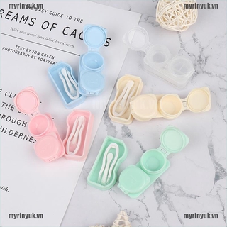 Hộp Đựng Kính Áp Tròng Hình Bánh Macaron