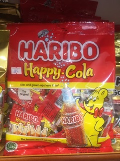 Kẹo dẻo Haribo cola 200g( nhiều gói nhỏ)