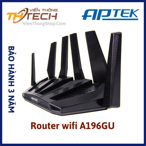 Bộ Phát Sóng Wifi ApTek A196GU Dual Band AC1900 Wireless Router