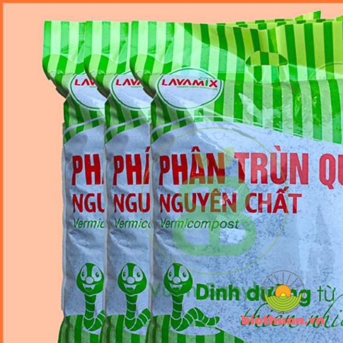 Phân Trùn Quế LAVAMIX, Bổ Sung Dinh Dưỡng, Cải Tạo Đất 2kg