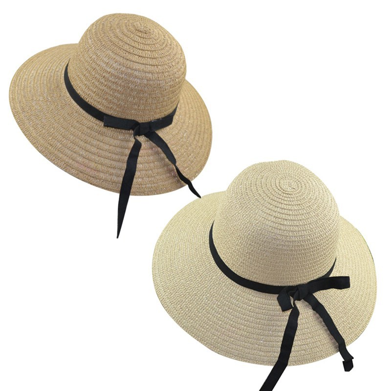 Nón cói chống tia UV thắt nơ kiểu dáng thanh lịch dành cho nữ