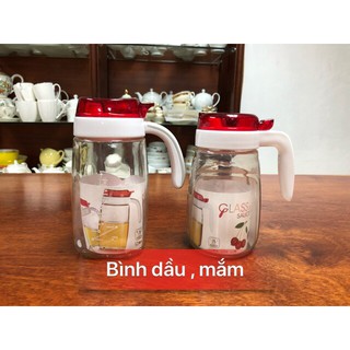 Bình đựng dầu ăn, bình rót dầu , bình thủy tinh, bình đựng mắm, xì dầu
