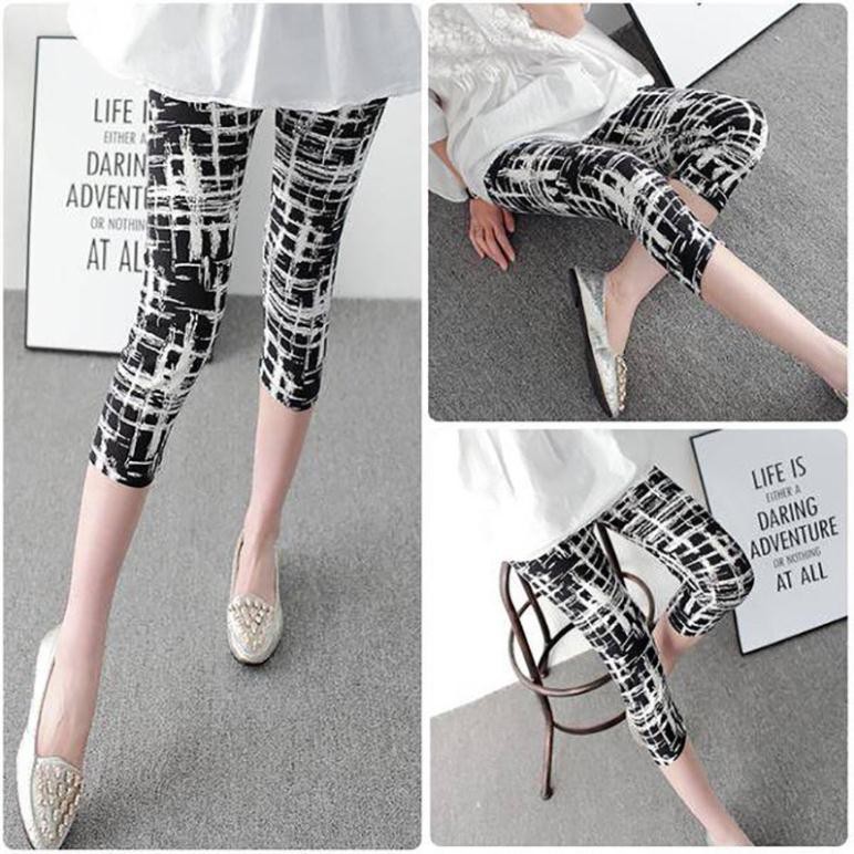 Quần legging họa tiết