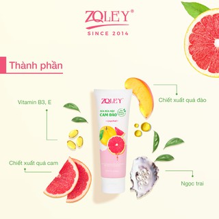 [CHÍNH HÃNG] Sữa rửa mặt cam đào Zoley