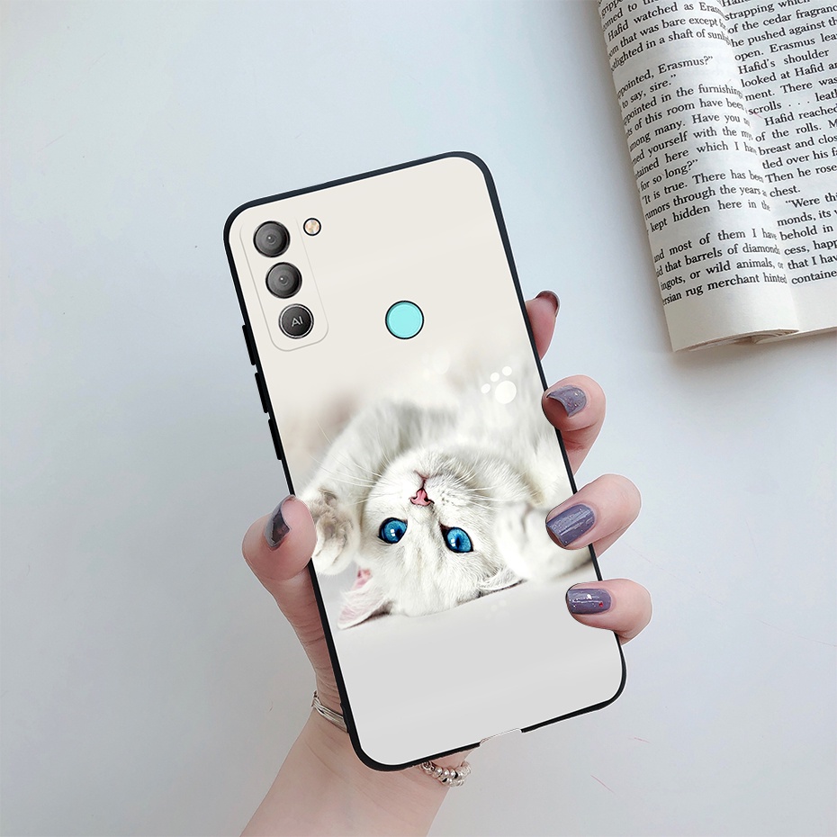 Ốp Điện Thoại Silicone TPU Mềm Dạng Nhám Họa Tiết Đáng Yêu Cho Tecno Pop 5 LTE BD4