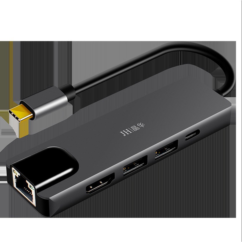 Usb Type-c ra HDMi, Ethernet, USB và PD 60w -Jinghua Z325 cho smartphone,laptop Dell XPS, Macbook, Asus