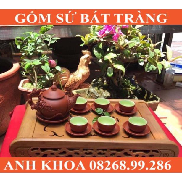 Ấm chén tử sa Bát Tràng - Gốm sứ Bát Tràng Anh Khoa