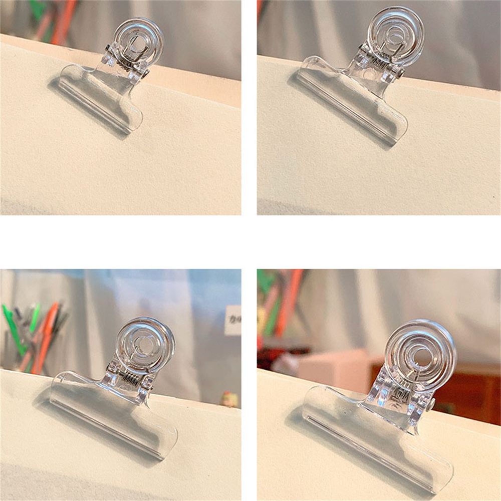 Set 5 Kẹp Giấy Bằng Nhựa Siêu Bền Tiện Dụng Cho Học Sinh / Nhân Viên Văn Phòng