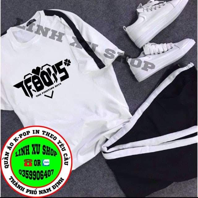 Sét bộ TFBOYS hàng đủ size in theo yêu cầu